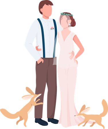 Newlyweds  Illustration