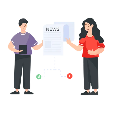 News Media  Illustration