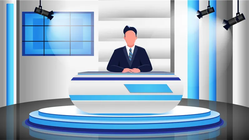 News program  Illustration