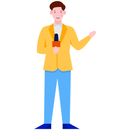 News Reporter  Illustration