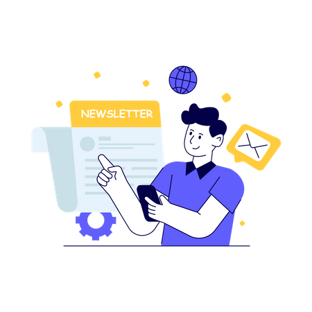 Newsletter  Illustration