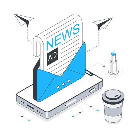 Newsletter  Illustration