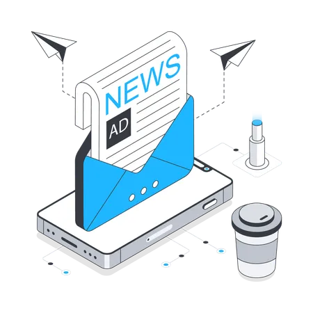 Newsletter  Illustration