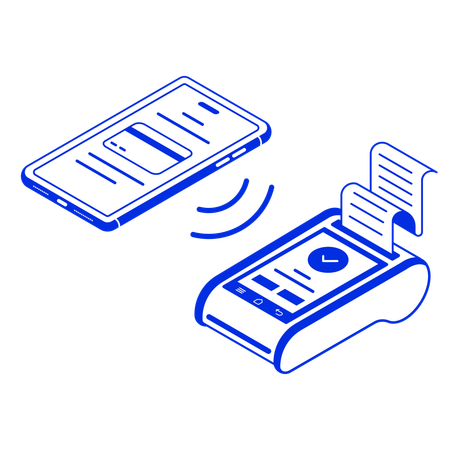 Nfc payment  Illustration