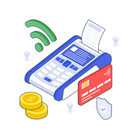 Nfc payment  Illustration