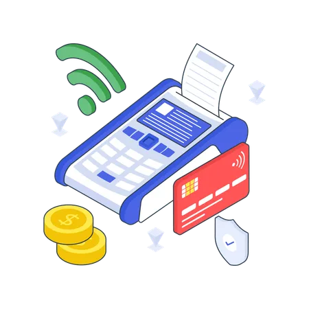 Nfc payment  Illustration