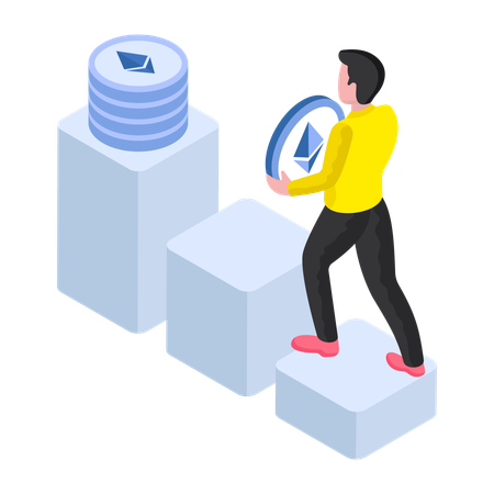 NFT-Analyse von Ethereum  Illustration