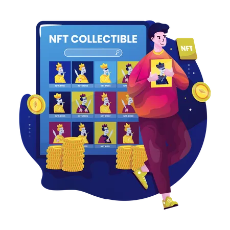 Nft collection  일러스트레이션
