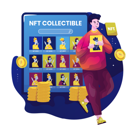 Nft collection  Illustration