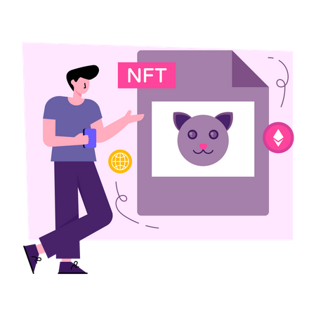 NFT-Datei  Illustration