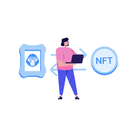 Nft Exchange  Illustration