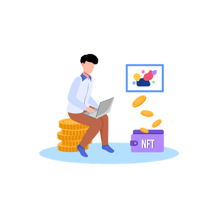 NFT exchange  Illustration