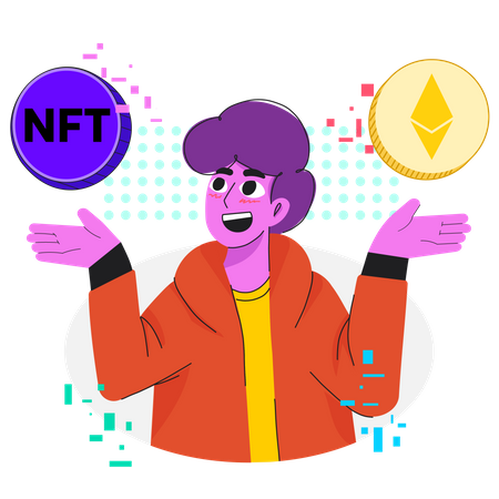 NFT exchange  Illustration