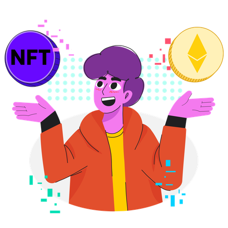 NFT exchange  Illustration