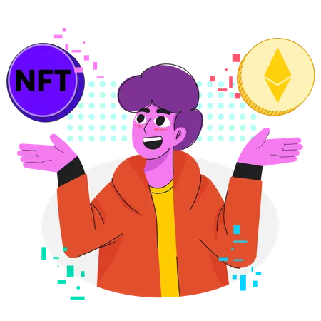 NFT exchange  Illustration