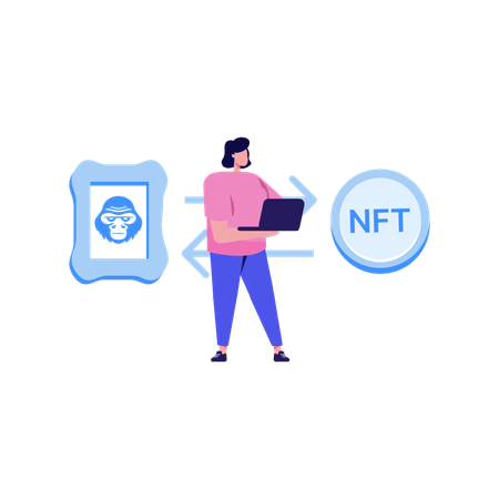 Nft Exchange  일러스트레이션