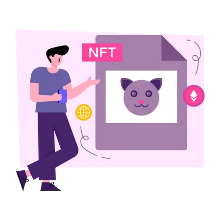 Nft File Illustration