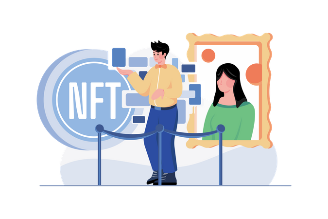 NFT Gallery  Illustration