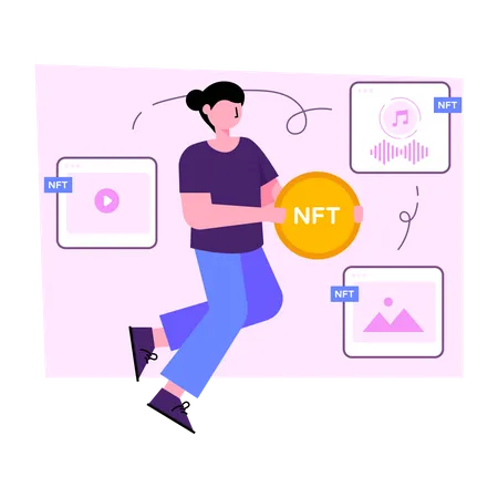 NFT  Illustration