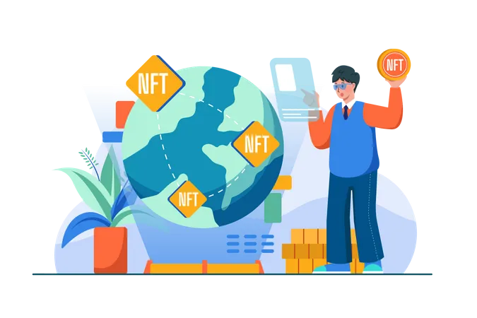 NFT Investment Illustration