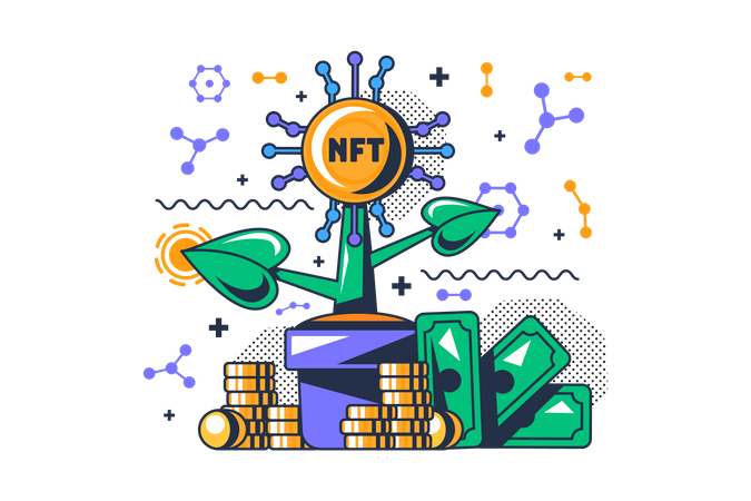 NFT investment  Illustration