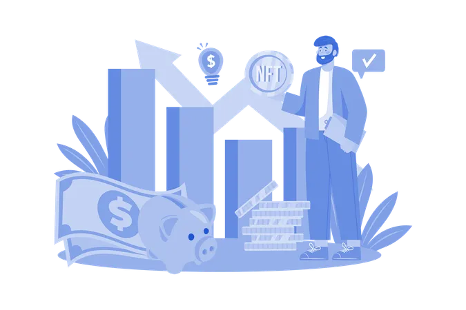 NFT Investor  Illustration