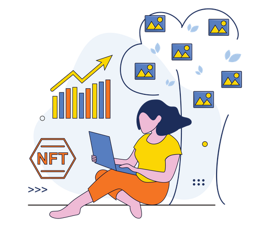 Nft investor  Illustration