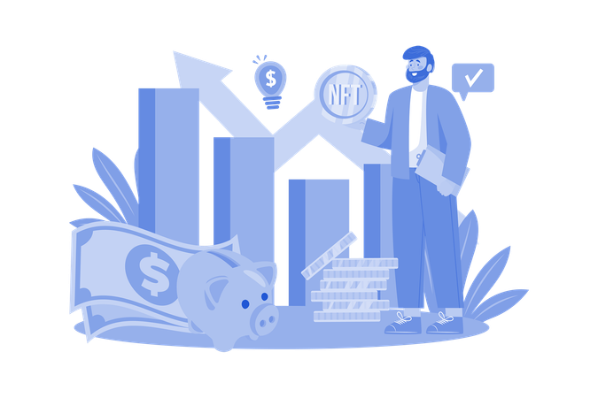 NFT Investor  Illustration