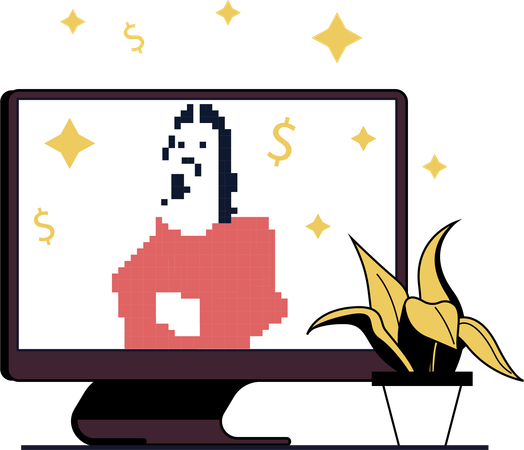Nft marketplace  Illustration