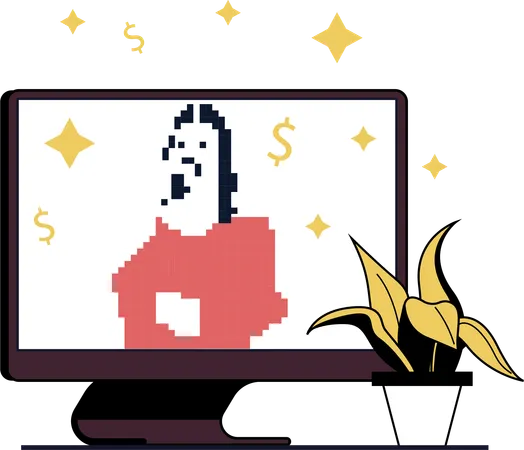 Nft marketplace  Illustration