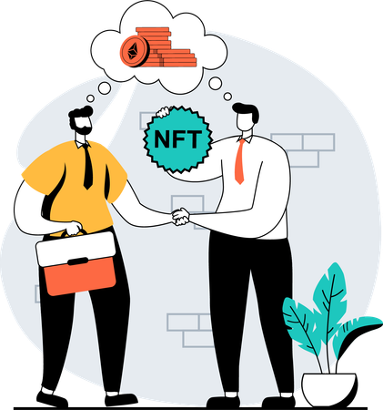 Nft marketplace  Illustration