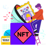 nft minting illustration free download