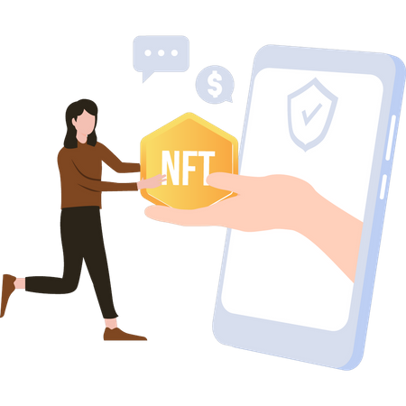 Nft online kaufen  Illustration