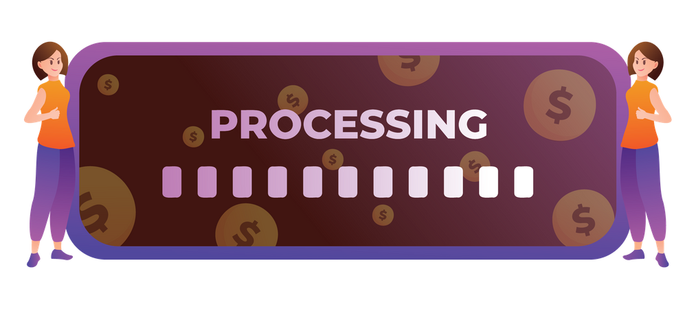Nft Processing Illustration
