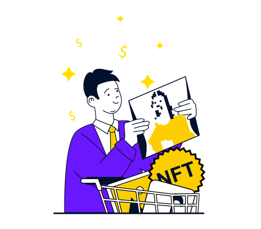 NFT product  Illustration