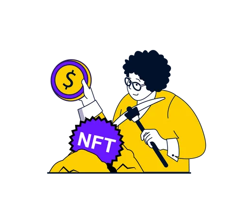 NFT Purchase Illustration