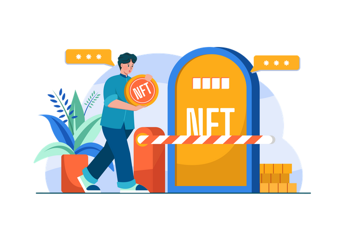 NFT Security  Illustration