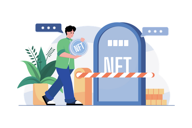 NFT Security  Illustration