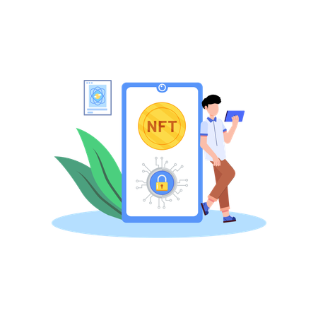 NFT Security  Illustration