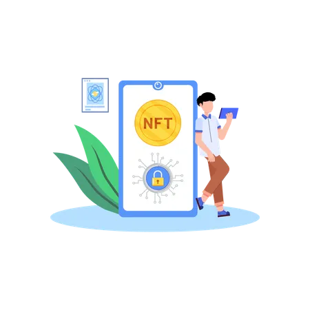 NFT Security  Illustration