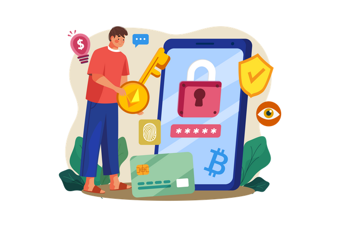 NFT Security Token  Illustration