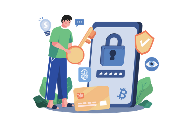 NFT Security Token  Illustration