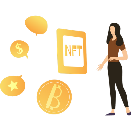 Technologie nft  Illustration