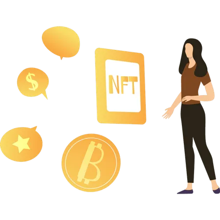 Technologie nft  Illustration