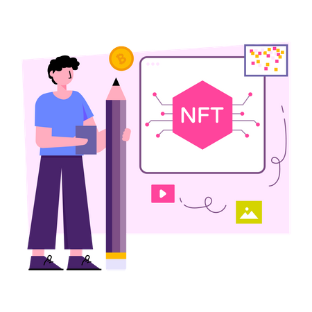 Nft Technology Illustration