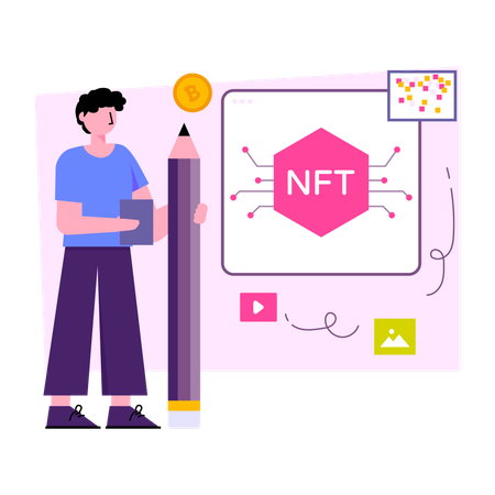 Nft Technology  Illustration