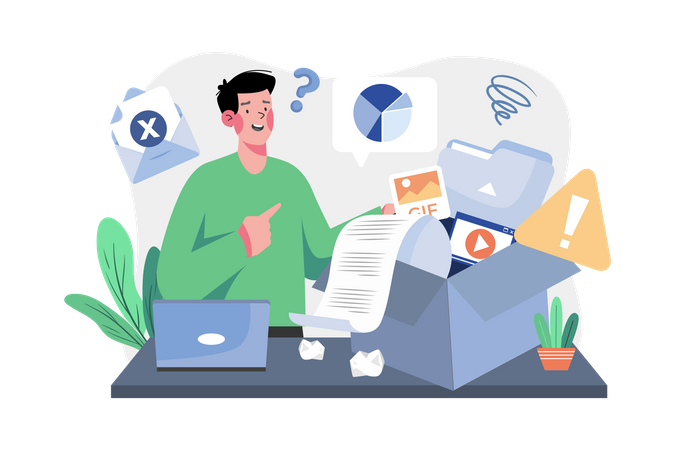 Nicht genug Platz  Illustration