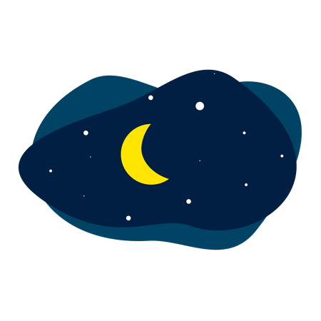 Night sky Illustration