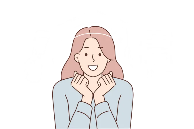 Chica graduada  Ilustración