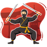 illustration for ninja training